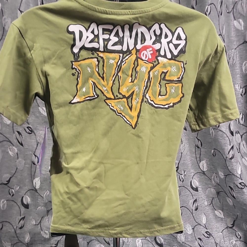 **Kids 'Defenders of NYG' Graphic Tee - Green**